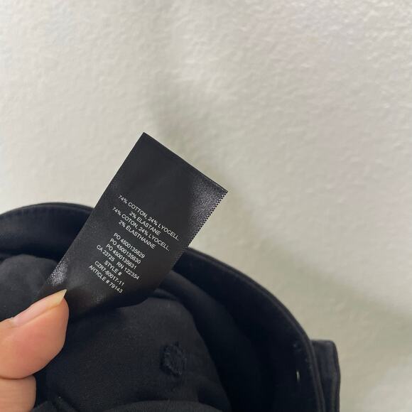 Aritzia Wilfred Free Womens Pants Size 4 Black High Rise Utility Cargo - Picture 4 of 15